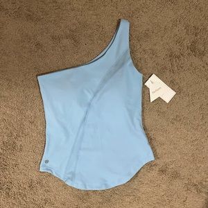 Never worn-Buffbunny Single shoulder tank